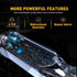 Upgraded Buzzer Automotive Test Light, DC 3-72V Heavy Duty Digital LED Circuit Tester with Voltmeter & Polarity