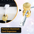 CustomyLife 3Pcs 2-in-1 Cable Anchors for Desk, Gun Metal Cord Anchors Holder Aluminum Wire Organizers Adhesive
