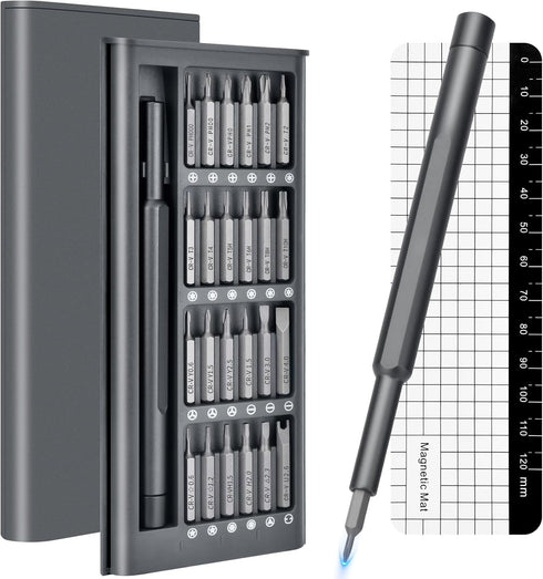25-in-1 Mini Precision Screwdriver Set: Stocking Stuffers for Men Small Torx Bit