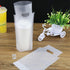 CEZOOWYEX 500 Pack 1-Cup Packaging Drink Carrier for Delivery, Plastic Drinking Bags with Handle, To Go Clear Poly Bags