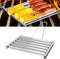 Stainless Steel Hot Dog, Non-Stick Surface with 5 Sausage Capacity for BBQ,