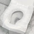 EXCBIOZ 10Pieces Toilet Seat Covers Flushable Paper Cover Disposables for Airplanes Travel Seats Public Restroom