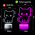 Glowix 16 Dimmable Cat Night Light, Cute Night Light, Color Change Decor Lamp, Touch & Remote Control Sleep Light, Kids