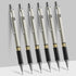 Four Candies Metal Mechanical Pencil Set - 6PCS 0.9mm Pencils, 360PCS HB Lead Refills, 3 Erasers, 9 Eraser Refills