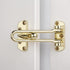 HASWARE Home Security Door Lock Swing Bar,Black Alloy Anti-Theft Door Guard Latch