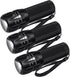 Vocect 3 Pcs Mini Flashlights, High Lumen Pocket Tactical Flashlight Set, Adjustable Focus