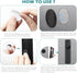 WALLFID 5 Pack N52 High Magnetic Remote Control Holder, Hole-Free Phone Charging Organizer for Home Office Storage