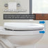 G009921325 Gerber Elongated Toilet Seat with Cover, Soft Close, No Slam, Quick & Easy Install, Heavy-Duty Plastic
