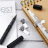 Outus 12 Pcs Metal Pen Holders for Clipboard, Adjustable Spring Loops Organizer, Manganese Steel Clip for Notebook,