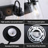 Litaddscen Mirror,2-Light Matte Black Bathroom Light Fixtures Over Bathroom Vanity Light with Clear Glass Shade,Modern