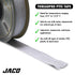 JACO ThreadPro PTFE Thread Seal Tape, 1/2" x 100 ft. (Mega Roll) | Professional-Grade Sealant (Cool Gray)