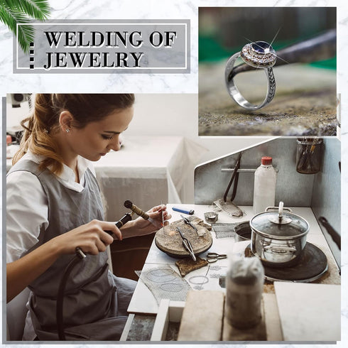 3 Gram Silver Solder, 3 Pcs Silver Wire Set, Tiny Medium Density Jewelry Precut Chips, Easy Welding Equipment