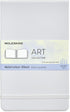 Moleskine Art Watercolor Album | Large, Plain, Cool Gray, Hard Cover (5 x 8.25)