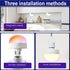 choayun E26/E27 3 Bulb 30/60/120 2000mAh Bulb 5W E26 Dimmer Rechargeable Color Light with Remote Control & Minutes