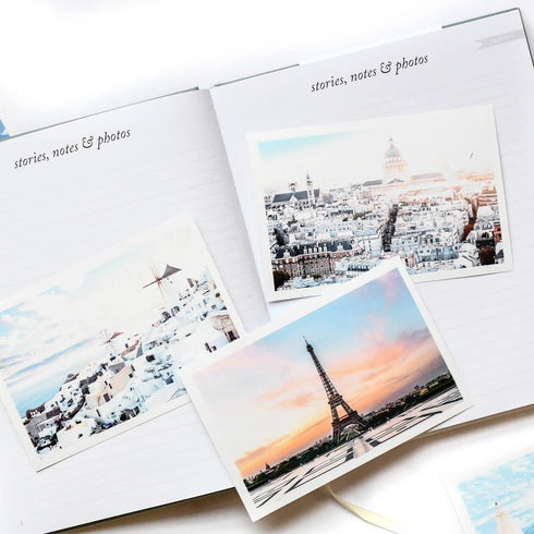 DUNCAN & STONE PAPER CO. Travel Journal for Women, Men, Sage Green, 110 Pages, Adventure Journal