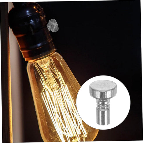 ORFOFE 10pcs Lamp Turn Knobs Replacement Decorative Light Socket Knobs Caps for Table and Floor Lamps Elegant Finish