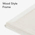 U Brands Rustic Linen Bulletin Board, 14"x14", White Wood Style Frame with Industrial Grade Pinning Surface