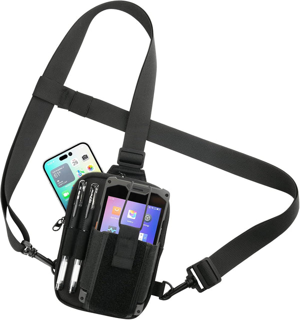 Homakover Scanner Holster, Universal Barcode Scanner Chest Harness, Carrying Case Pouch for Symbol,