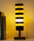 Desk Lamp for Bedside Table with 1 Watt Yellow LED Bulb, Handmade Nightstand Lamp for Bedroom