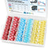 TICONN 800 Pcs Nylon Spade Quick Disconnect Connectors Kit, Electrical Insulated Terminals, Male and Female Spade