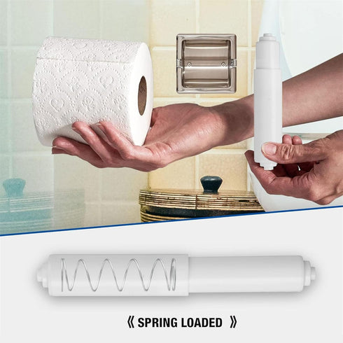 XIAHIOPT (Pack 3) of Holder Roller Telescopic Roller Bathroom Tissue Holder &Convenient Bathroom Accessories Bathroom