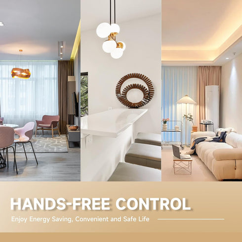 ECOELER Motion Sensor Light Switch, Occupancy & Vacancy Model Motion Activated Wall Switch, Single Pole Sensor Switch