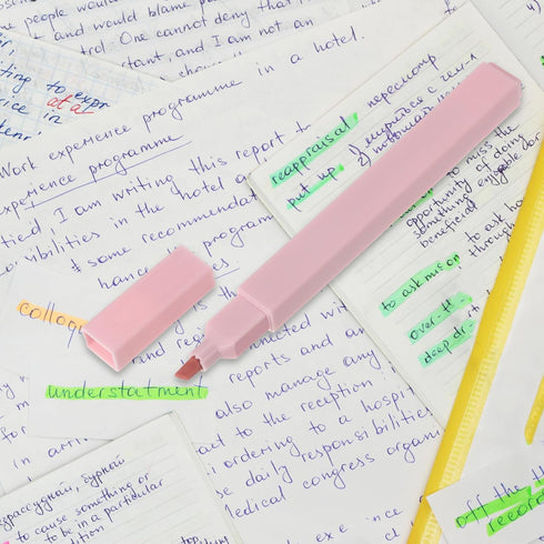 PATIKIL Highlighter Pen, 6 Pack Quick Dry Broad Tip Underline Marker Pens for Daily Use,