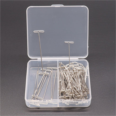 Labs Nickel Plated Science Dissection T-Pins, Frog Dissection Pin (Pack of 110, 100 Pack 1.5", 10 Pack 2")