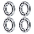 uxcell 4 Pcs 16005 Deep Groove Ball Bearing, 25mm x 47mm x 8mm High Carbon Chrome Steel Z0