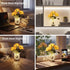 3 Dimmable, Rechargeable LED Color Changing Flower Light, Battery/Plug-In Artificial Rose Lamp, Romantic Pink Rose