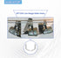 HAKATOP GH4 Gun Hanger Rafter Hook 1/4", 3/8" NPT for Nail Guns - L Shape Aluminum Double Hole