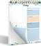 To Do List Notepad - 52 Sheets, 6.5" x 9.8" Checklist Productivity Organizer with Hourly Schedule for Work