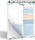 To Do List Notepad - 52 Sheets, 6.5" x 9.8" Checklist Productivity Organizer with Hourly Schedule for Work