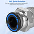 10 Pcs Push to Connect Fittings, 1/4 Inch Tube OD x 1/4 Inch NPT Thread, Pneumatic Male Straight Quick Connect