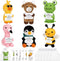 FineCheer 6 Set Employee Appreciation Gifts Emotional Crochet Animals for Coworkers Positive Support