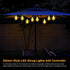 LED Canopy and Umbrellas Lights, 23 Ft Outdoor String Lights with 8LED C7 E-12 Bulbs, Waterproof