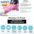 Kitchenware Mamison Quality Rubber Gloves Pink Size M, Waterproof Rubber Gloves 1 Pair, Korean Home and Improvement