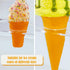 Holder,3-Tier 20 LUGUNU Acrylic Ice Cream Stand, Ice Cream Cone Holes Acrylic ice Cream Stand.Acrylic Ice Cream Cone