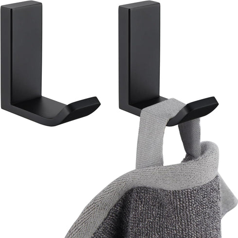 APLusee 2 Pack Bath Robe Hook, 304 Stainless Steel L Shape Coat Holder for Bathroom Home Accessories