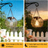 TWINKVILLA Bulb, Pergola-2Pack Hanging Solar Lanterns, Solar Lights Outdoor Waterpoof, Solar Chandelier with Warm White