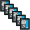 Blue Sky ProView Legacy Black 3 Ring Binder, Letter Size, 1", Holds 175 Sheets, 6-Pack