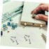 200pcs NUOBESTY Plastic Hinge Dowel Inserts Self-Tapping Screws for Cabinet Door Repair and Installation Plastic