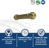 2 Pcs XFITTING Push Fit 1/2 Inch x 1/2 Inch Push Fit Slip Coupling, Push Fit Repair Coupling