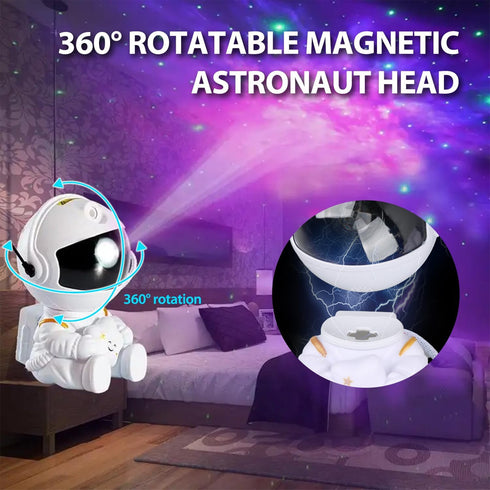 YXQUA Kids8 270 Astronaut Star Projector, Star Projector Galaxy Light for Modes Remote and Adjustable Led Lights