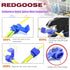 120PCS Solderless Quick Splice Wire Connectors, 22-10 AWG Scotch Lock Snap Electrical Connector Kit