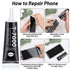 T7000 Black Glue for Phone Repair, 2 X 25 ML, T-7000 Adhesive Glue with Precision Tips