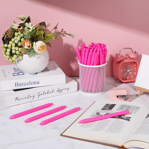 Fulmoon 50 Pcs Ballpoint Pens Bulk, Comfortable Writing, Medium Point 1.0 mm for Teacher Student Supplies
