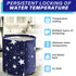BDL Portable Bathtub, Foldable Adult Japanese Soaking Bath Tub, BDL Freestanding Ice and Hot tubs with Thermal Foam