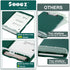 8.5x11 Sooez Clipboards with Storage, High Capacity Clip Boards with Storage, Heavy Duty Nursing Clipboard Folder