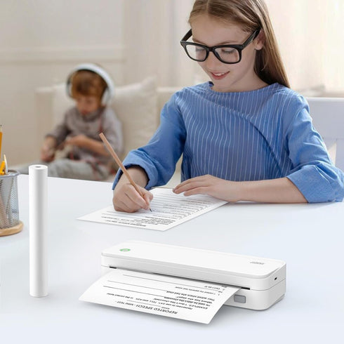JADENS US Letter Size Quick-Dry Thermal Printer Paper, 8.5''x11'', 4 Rolls, Multipurpose Thermal Paper